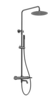 Душевая система AltroBagno Unione 030210 GrMt оружейная сталь